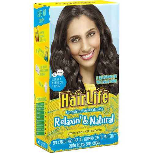 Creme Relaxante HairLife Relaxin e Natural 160g