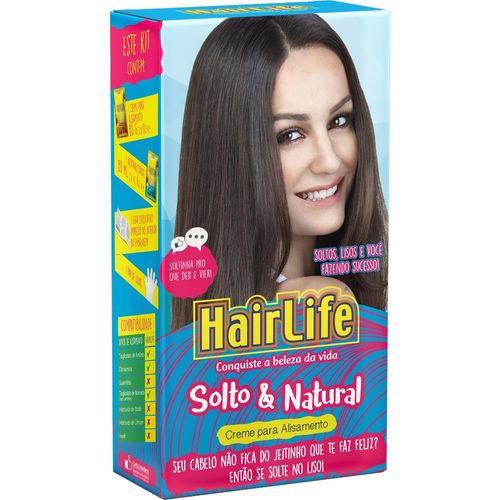 Creme Alisante HairLife Solto e Natural 160g
