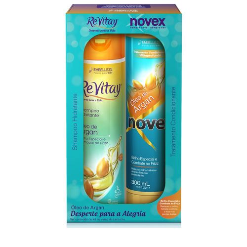 Kit Shampoo + Condicionador Novex Revitay Argan 300ml