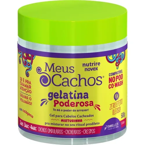 Gelatina Poderosa Novex Meus Cachos 500g