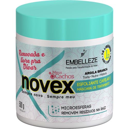 Máscara de Hidratação Esfoliante Capilar Novex Meus Cachos 500g