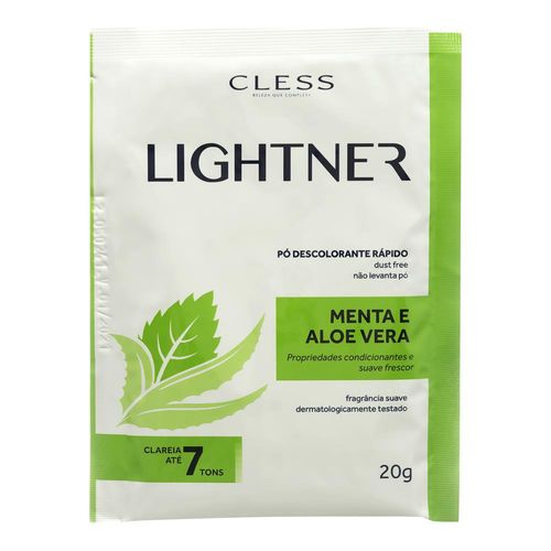 Pó Descolorante Lightner menta e aloe vera 20g