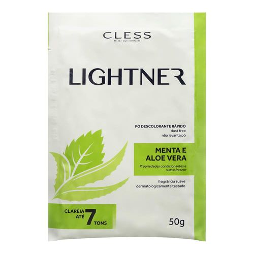 Pó Descolorante Lightner menta e aloe vera 50g