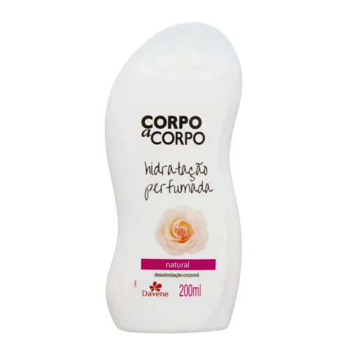 Loção Hidratante Davene Corpo a Corpo Natural 200ml