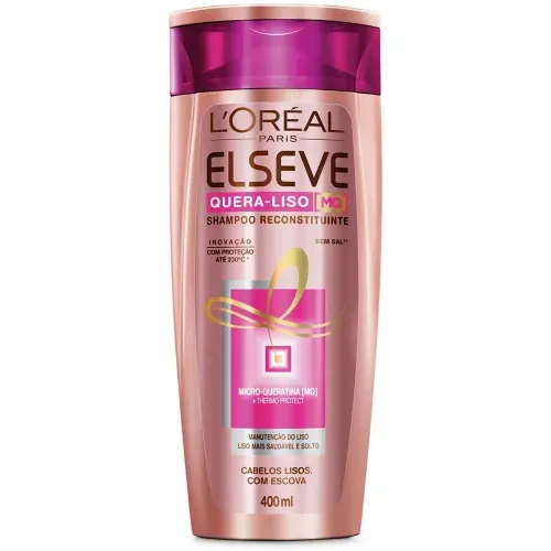 Shampoo Elseve Quera Liso 400ml