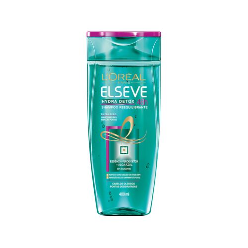 Shampoo Elseve Hydra Detox Anti-Oleosidade 400ml