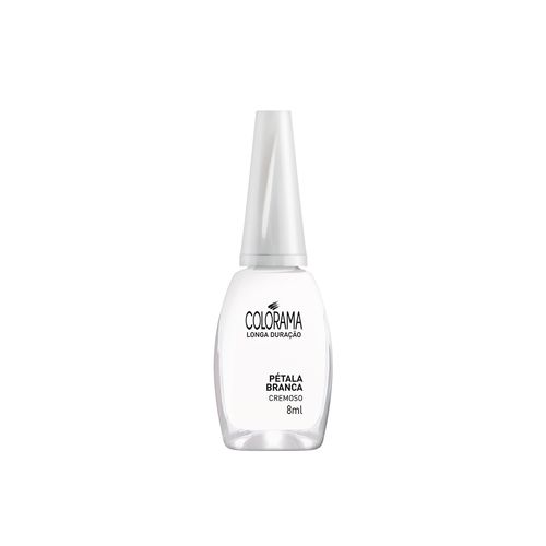 Esmalte Cremoso Colorama pétala branca 8ml