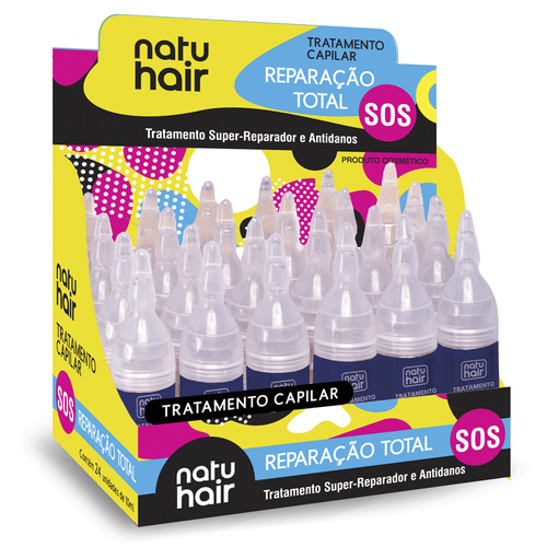 Ampola Capilar Natu Hair S.O.S reparação total 10ml (Unidade)
