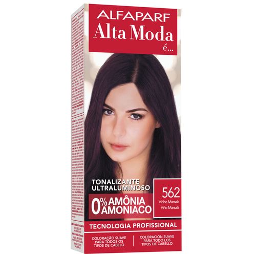 Tonalizante Altamoda 562 vinho kit 120g