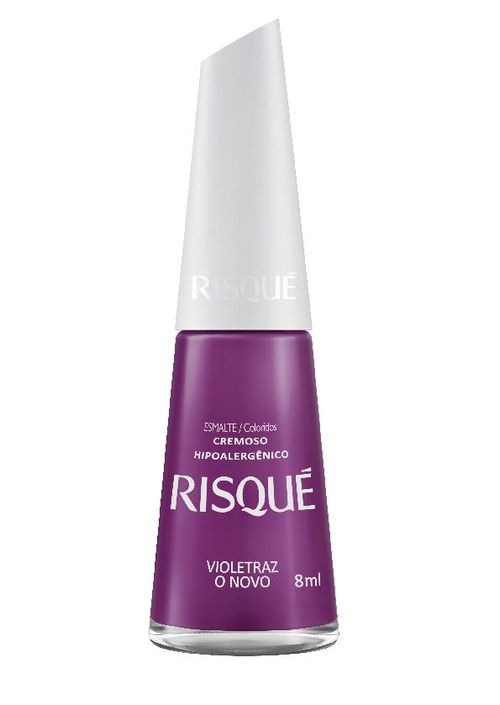 Esmalte Cremoso Risqué violetraz o novo 8ml