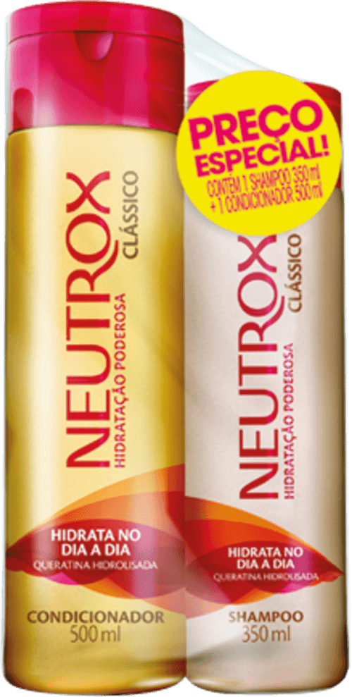 Kit Shampoo 350ml + Condicionador 500ml Neutrox Clássico
