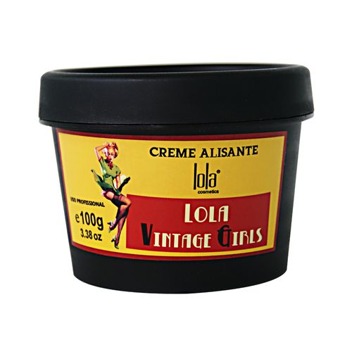 Creme de tratamento Lola alisante hair vitage girls 100g
