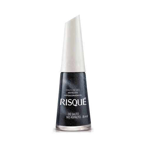 Esmalte Metálico Risqué Escuros de salto no asfalto 8ml