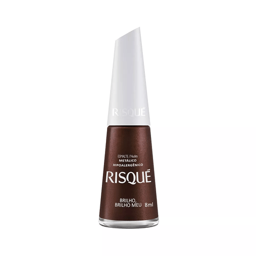 Esmalte Cremoso Risqué Nudes brilho,brilho meu 8ml