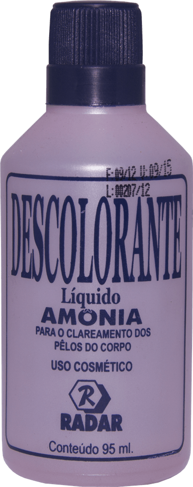 Descolorante líquido Amônia Radar 95 ml