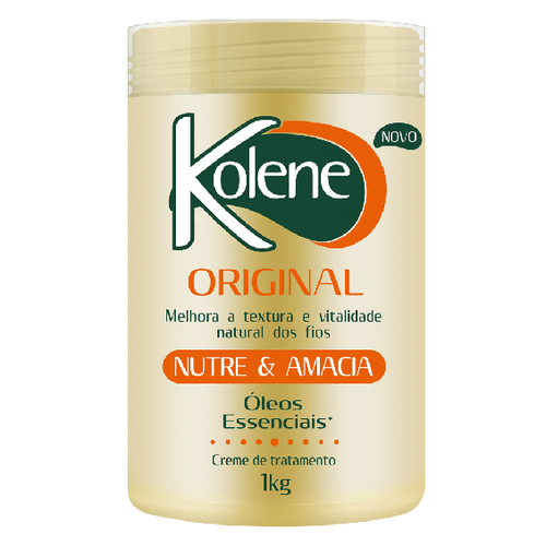 Creme de Tratamento Kolene Original Óleos Essenciais 1kg