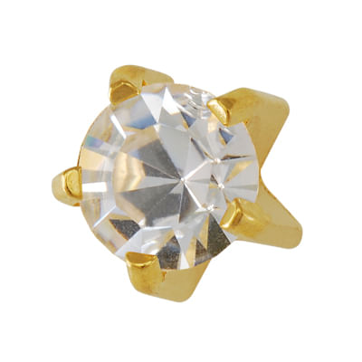 Brincos de perfuração cristal Studex R104Y