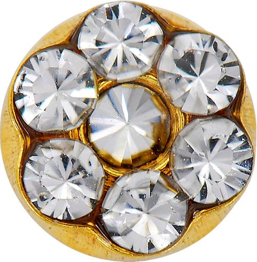 Brincos Deluxe Daisy crystal Studex LD6004Y