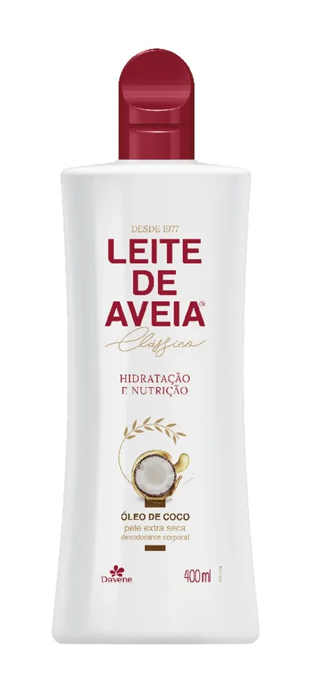 Leite de Aveia Davene Óleo de Coco 400ml