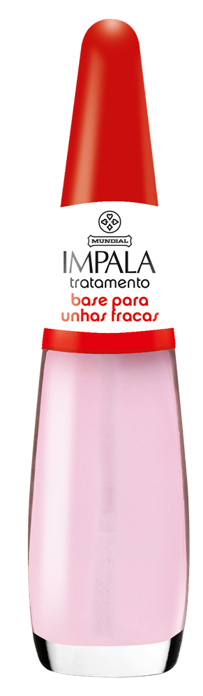 Esmalte Impala Tratamento base unhas fracas 7,5ml