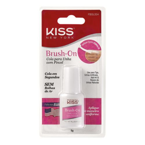 Cola para Unhas com Pincel First Kiss gel
