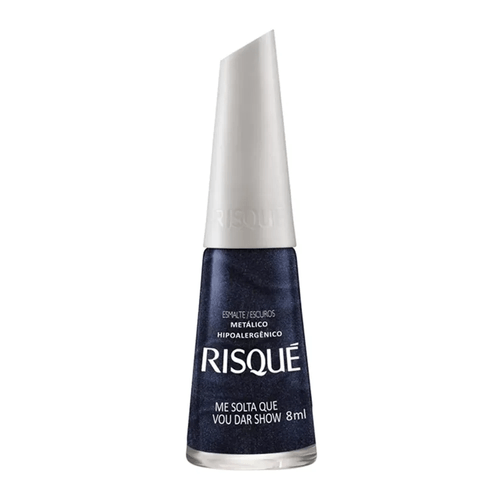 Esmalte Metálico Risqué Escuros me solta que vou dar show 8ml
