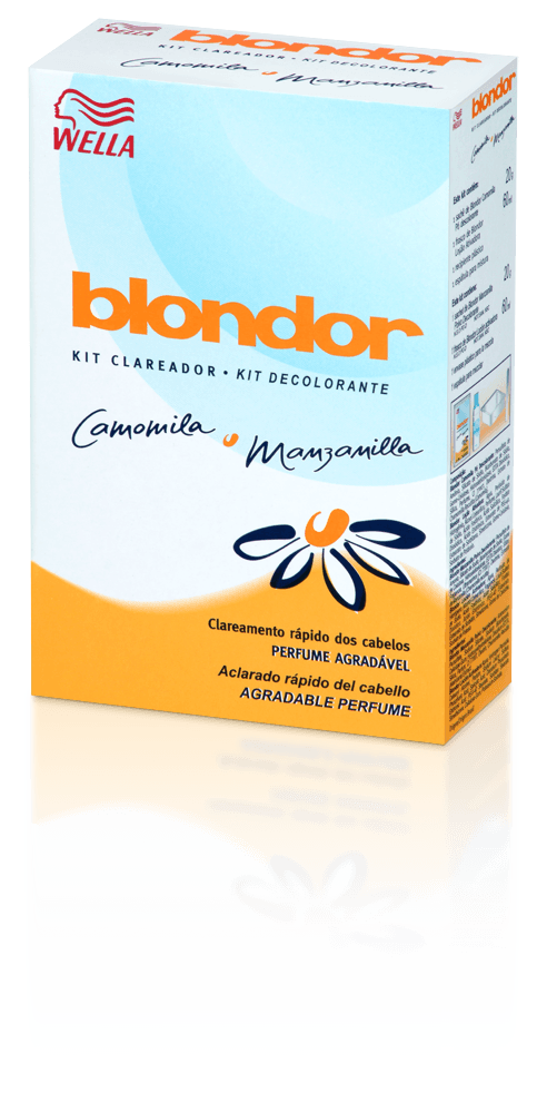 Kit Pó Descolorante Blondor camomila