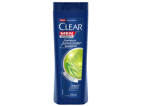 Shampoo Anticaspa Clear Men Controle da Coceira 200ml