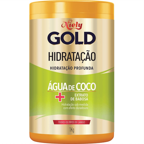 Creme de Tratamento Niely Gold Água de Coco 1kg