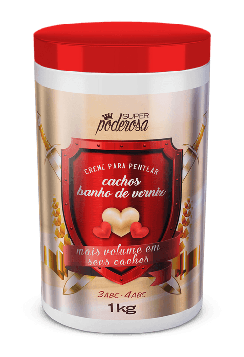 Creme Para Pentear Probelle Cachos Banho De Verniz 1kg