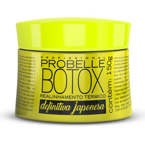 Realinhamento Térmico Probelle Botox Definitiva Japonesa 150g