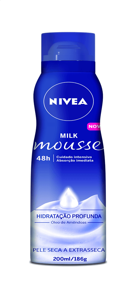 Hidratante Nivea Mousse Milk 200ml
