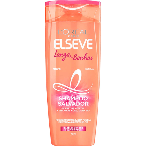 Shampoo Elseve Longo dos Sonhos 200ml