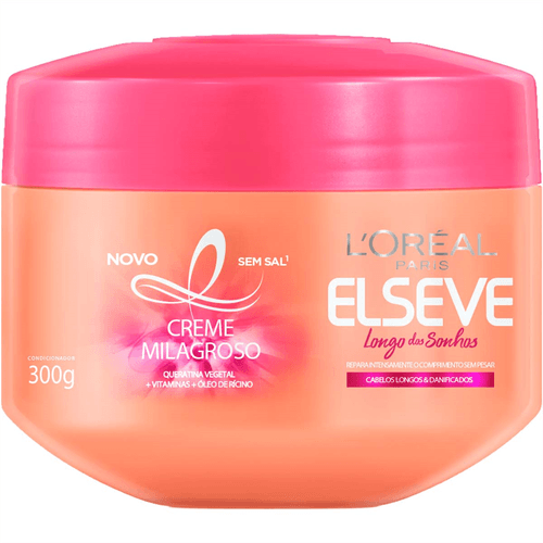Creme de Tratamento Elseve Longo dos Sonhos 300g