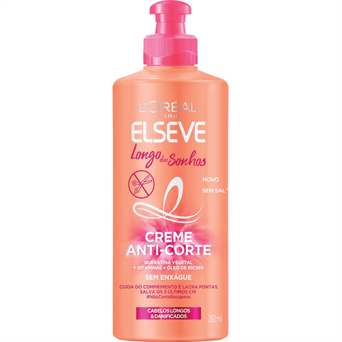 Creme para Pentear Elseve Longo dos Sonhos 250ml
