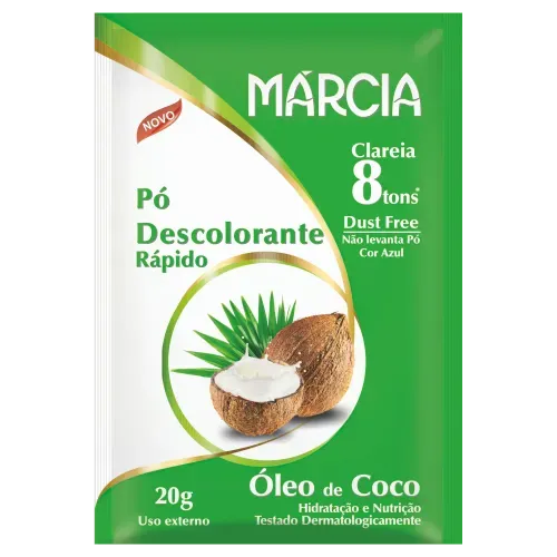 Pó Descolorante Márcia Óleo de Coco 20g