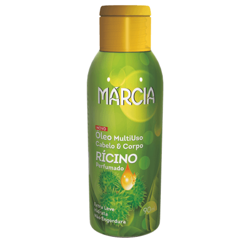 Óleo Multiuso Márcia Cabelo e Corpo Rícino 90ml
