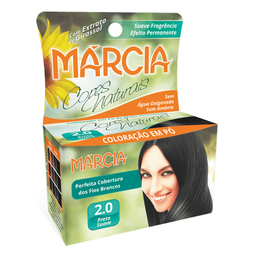 Tintura Pó Márcia Preto Suave 2.0