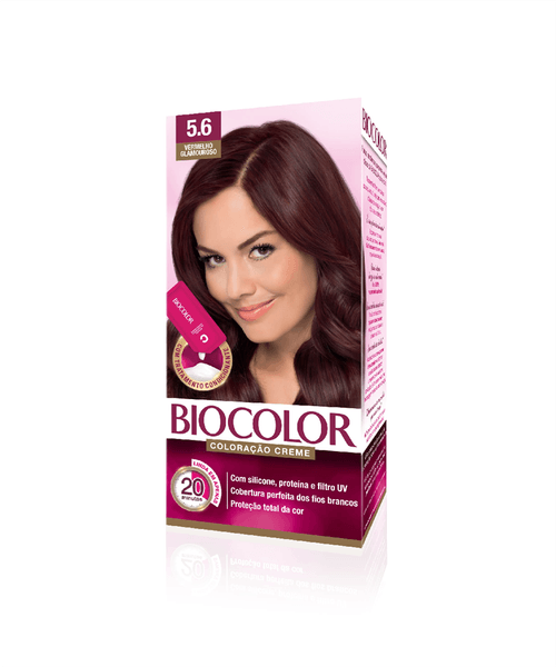 Tintura Creme Biocolor Mini Kit 5.6 Vermelho Glamouroso
