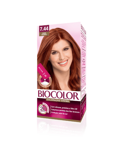 Tintura Creme Biocolor Mini Kit 7.44 Cobre Intenso