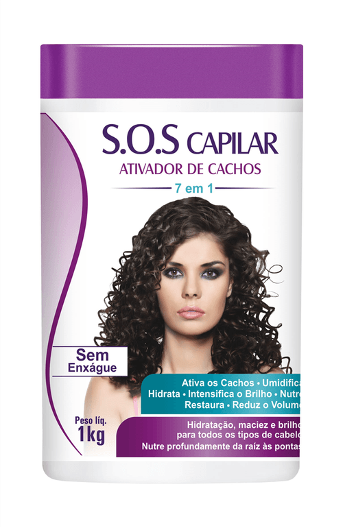 Ativador de Cachos SOS Capilar 7em1 1kg
