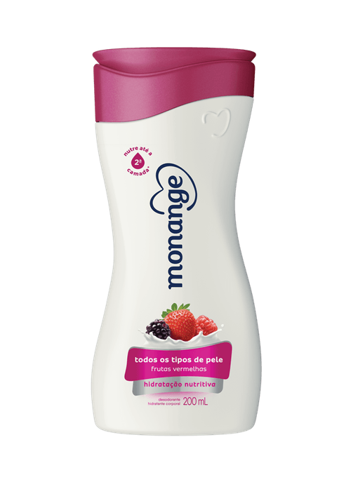 Loção Hidratante Monange Frutas Vermelhas 200ml