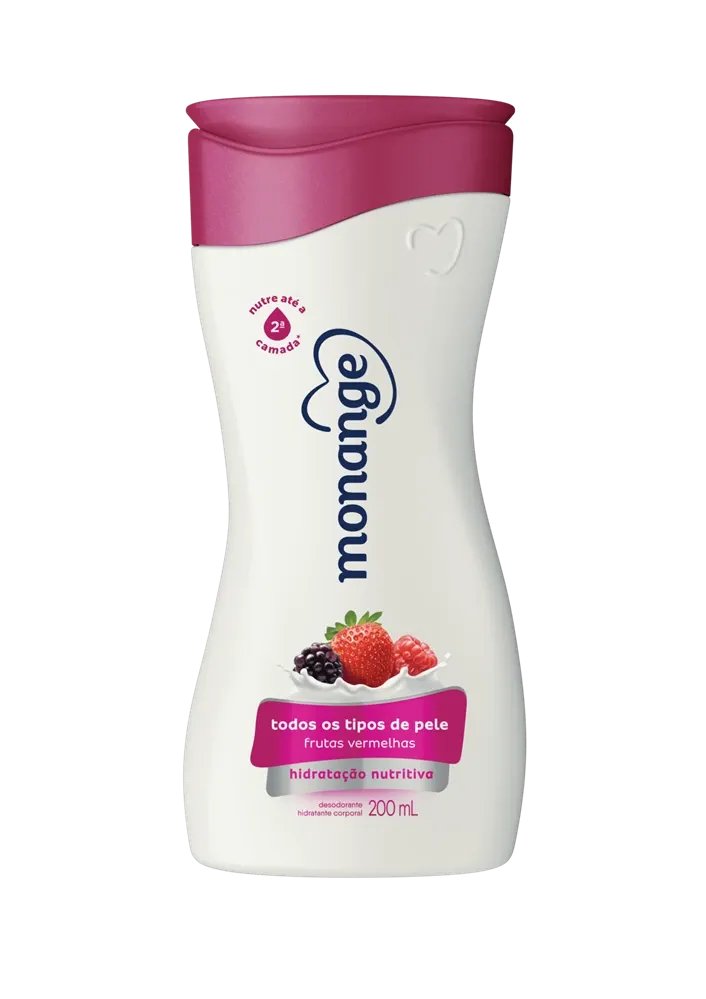 Loção Hidratante Monange Frutas Vermelhas 200ml