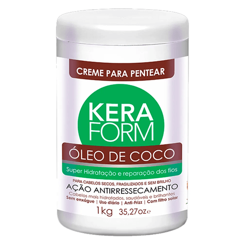 Creme Para Pentear Keraform Óleo de Coco 1kg