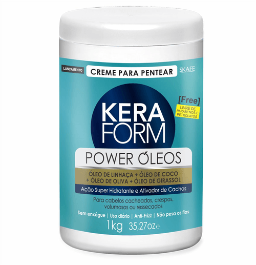 Creme Para Pentear Keraform Power Óleos 1kg