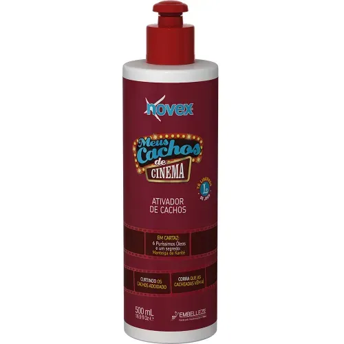 Ativador de Cachos Novex Meus Cachos de Cinema 500ml
