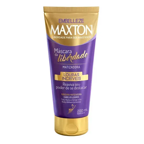 Máscara Matizadora Maxton Máscara da Liberdade Louras Incríveis 200ml