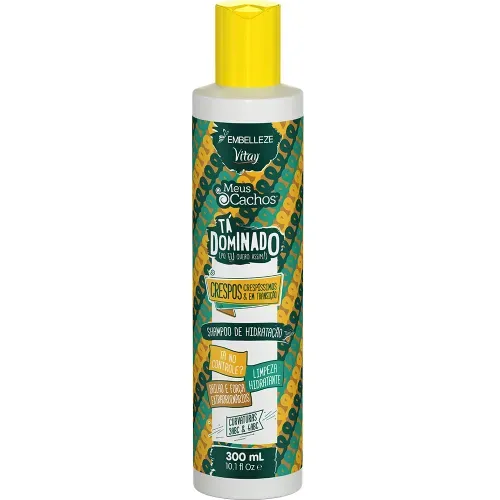 Shampoo Novex Meus Cachos Tá Dominado Crespos, Crespíssimos e Em Transição 300ml