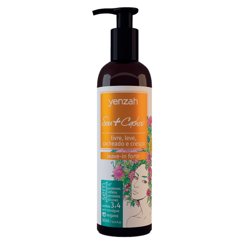 Leave-in Yenzah Sou+ Cachos Forte 365ml