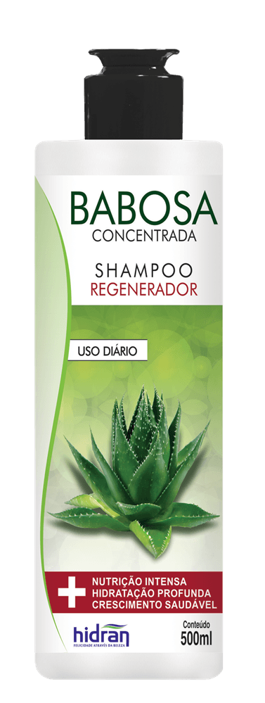 Shampoo Regenerador Hidran Babosa Concentrada 500ml
